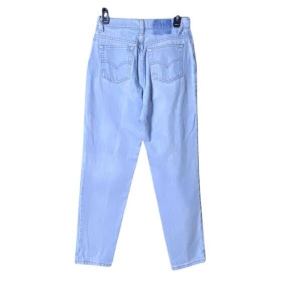 Levis 551 Relaxed Fit Tapered Leg Barrel Jeans Size 8 Faded 90s Y2K Bohemian - Picture 4 of 8